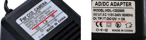 Блоки питания для видеонаблюдения